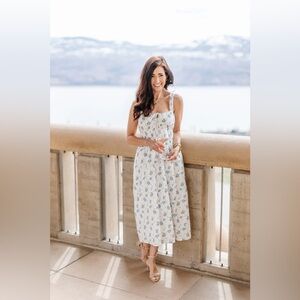 Provence Midi Dress in French Floral